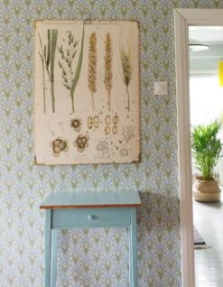 Tapete Florence Pastellblau -ferm LIVING Verkäufe Florence B 783113 2880x1440