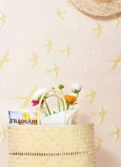 Tapete Follow The Wind Zartrosa