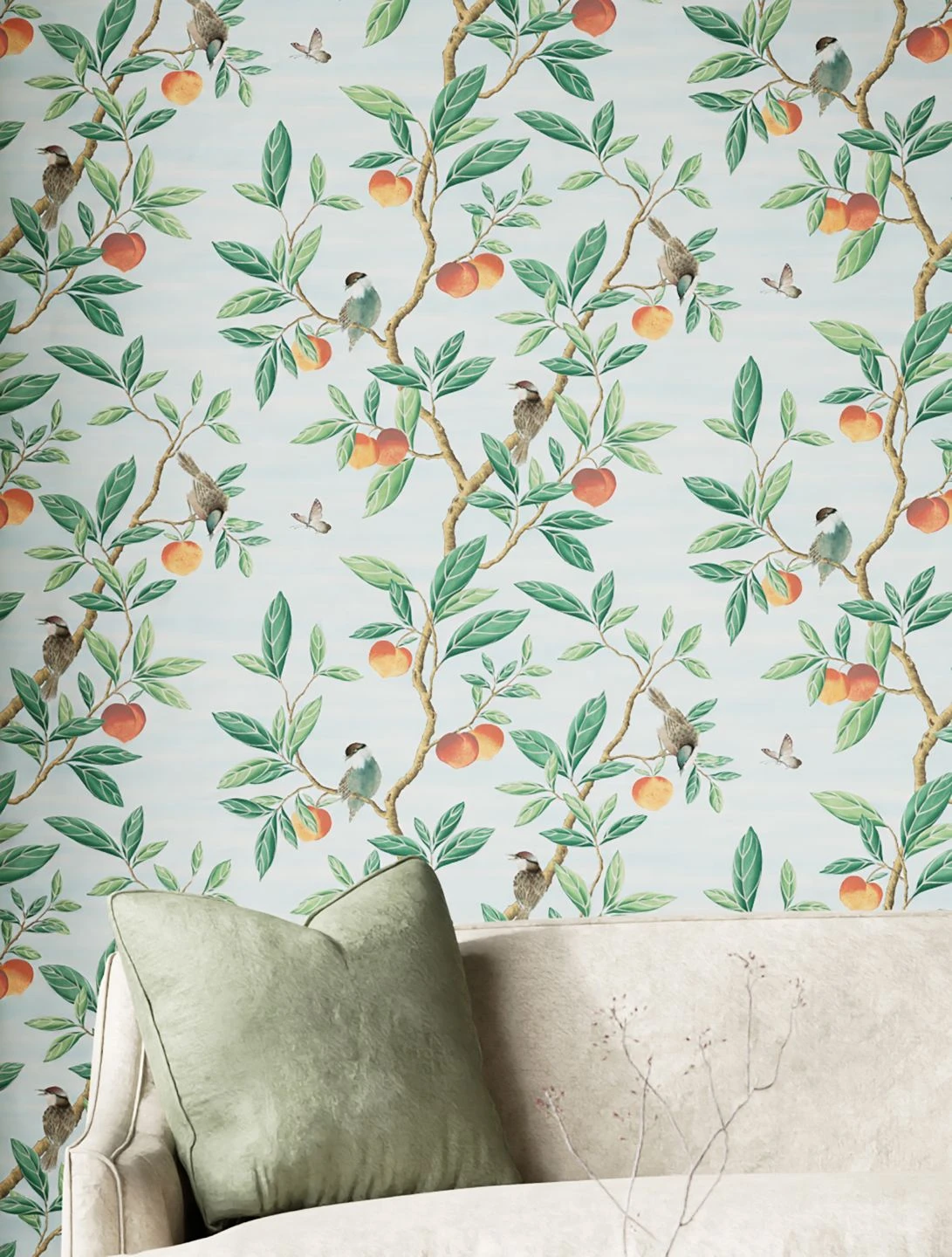 Tapete Fortuna Cremeweiss 4 Tapete Fortuna Cremeweiss – Bild 4