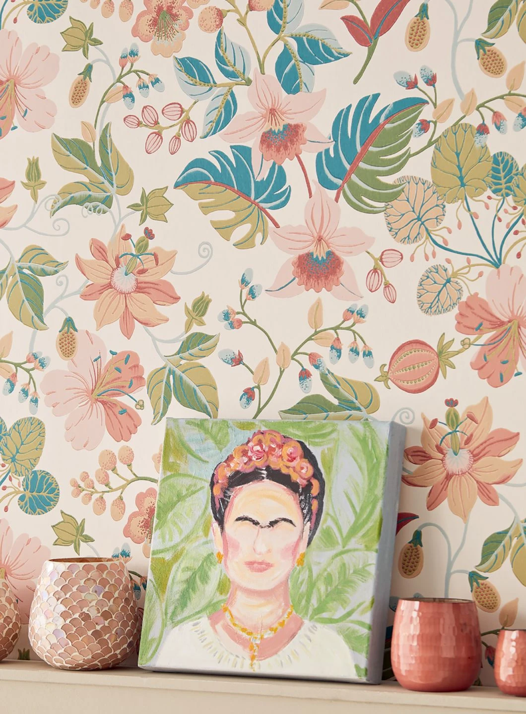 Tapete Frederika Hellrosa 1 Tapete Frederika Hellrosa