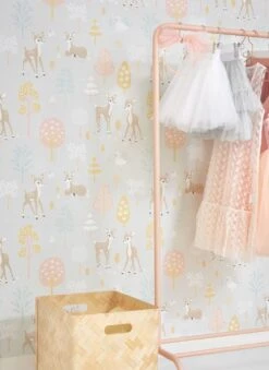 Tapete Golden Woods Weissgrau -ferm LIVING Verkäufe Golden woods B 389331 2880x1440