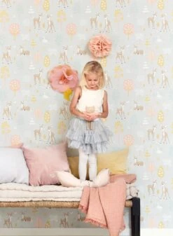 Tapete Golden Woods Weissgrau -ferm LIVING Verkäufe Golden woods C 389331 2880x1440