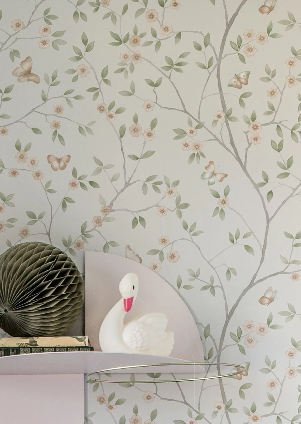 Tapete Gudena Weissgrün 1 Tapete Gudena Weissgrün