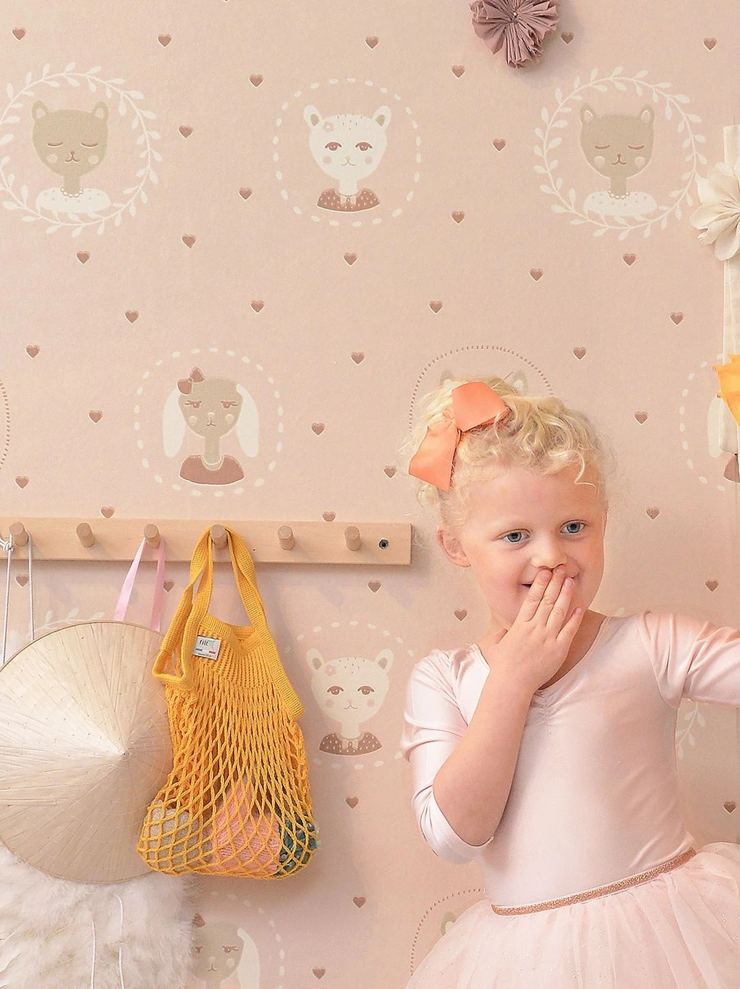 Tapete Hearts Zartrosé 3 Tapete Hearts Zartrosé – Bild 3