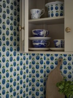 Tapete Henriette Brillantblau 6 Tapete Henriette Brillantblau -ferm LIVING Verkäufe Henriette A 452012 2880x1440