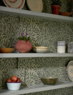 Tapete Herball Resedagrün -ferm LIVING Verkäufe Herball D 463251 2880x1440