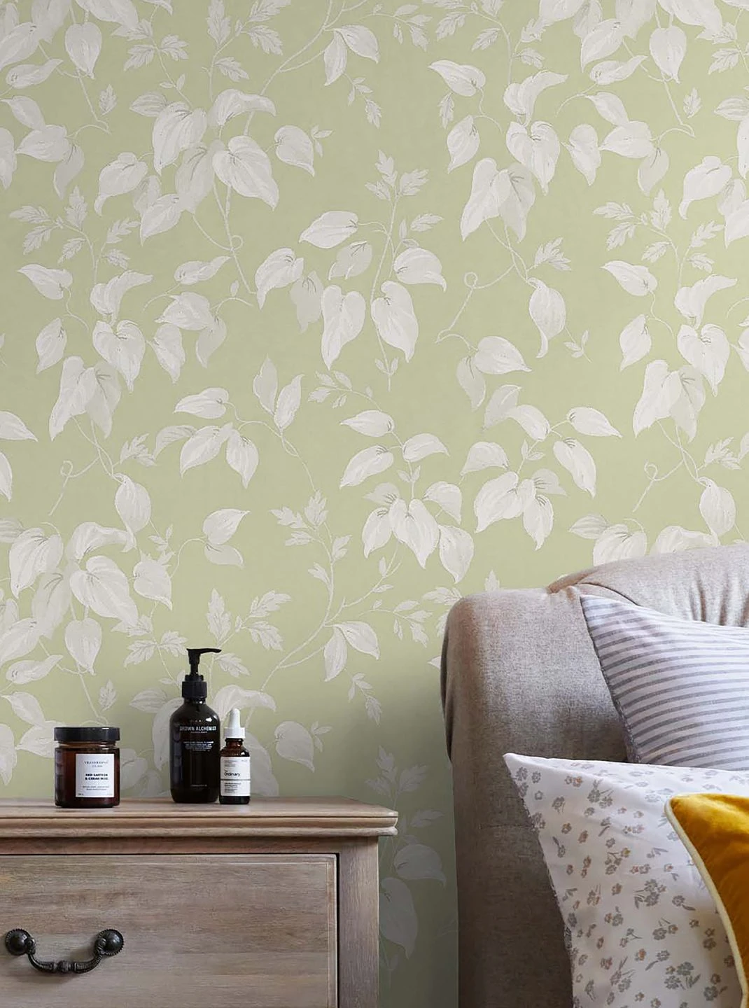 Tapete Inaya Blassgrün 1 Tapete Inaya Blassgrün