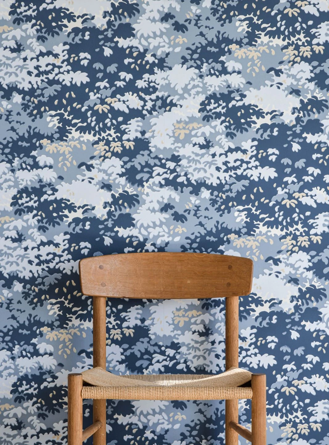 Tapete Into The Woods Blautöne 3 Tapete Into The Woods Blautöne – Bild 3