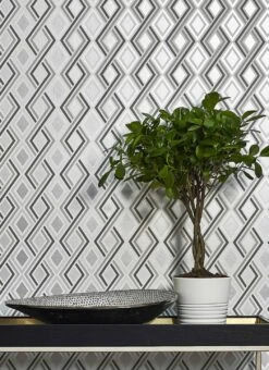 Tapete Iroko Grautöne