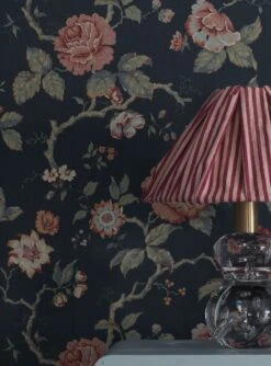 Tapete Jade Graublau