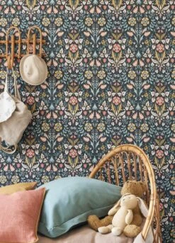 Tapete Janela Anthrazitgrau -ferm LIVING Verkäufe Janela B 864561 2880x1440