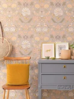 Tapete June Hellgrau -ferm LIVING Verkäufe June B 389342 2880x1440