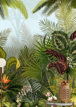 Wandbild Jungle Kingdom Grüntöne -ferm LIVING Verkäufe Jungle Kingdom A 390711 2880x1440