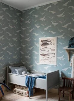 Tapete Keiko Hellblaugrau 9 Tapete Keiko Hellblaugrau -ferm LIVING Verkäufe Keiko D 452321 2880x1440