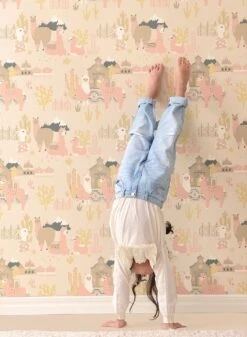 Tapete Lama Village Hellelfenbein -ferm LIVING Verkäufe Lama Village E 389362 2880x1440