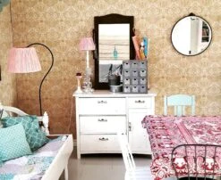 Tapete Lamine Braunbeige -ferm LIVING Verkäufe Lamine B 783102 2880x1440