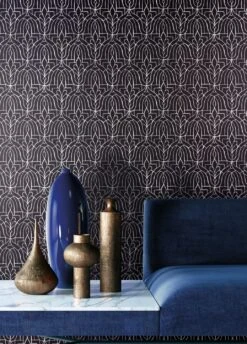 Tapete Lotus Schwarz -ferm LIVING Verkäufe Lotus B 625802 2880x1440