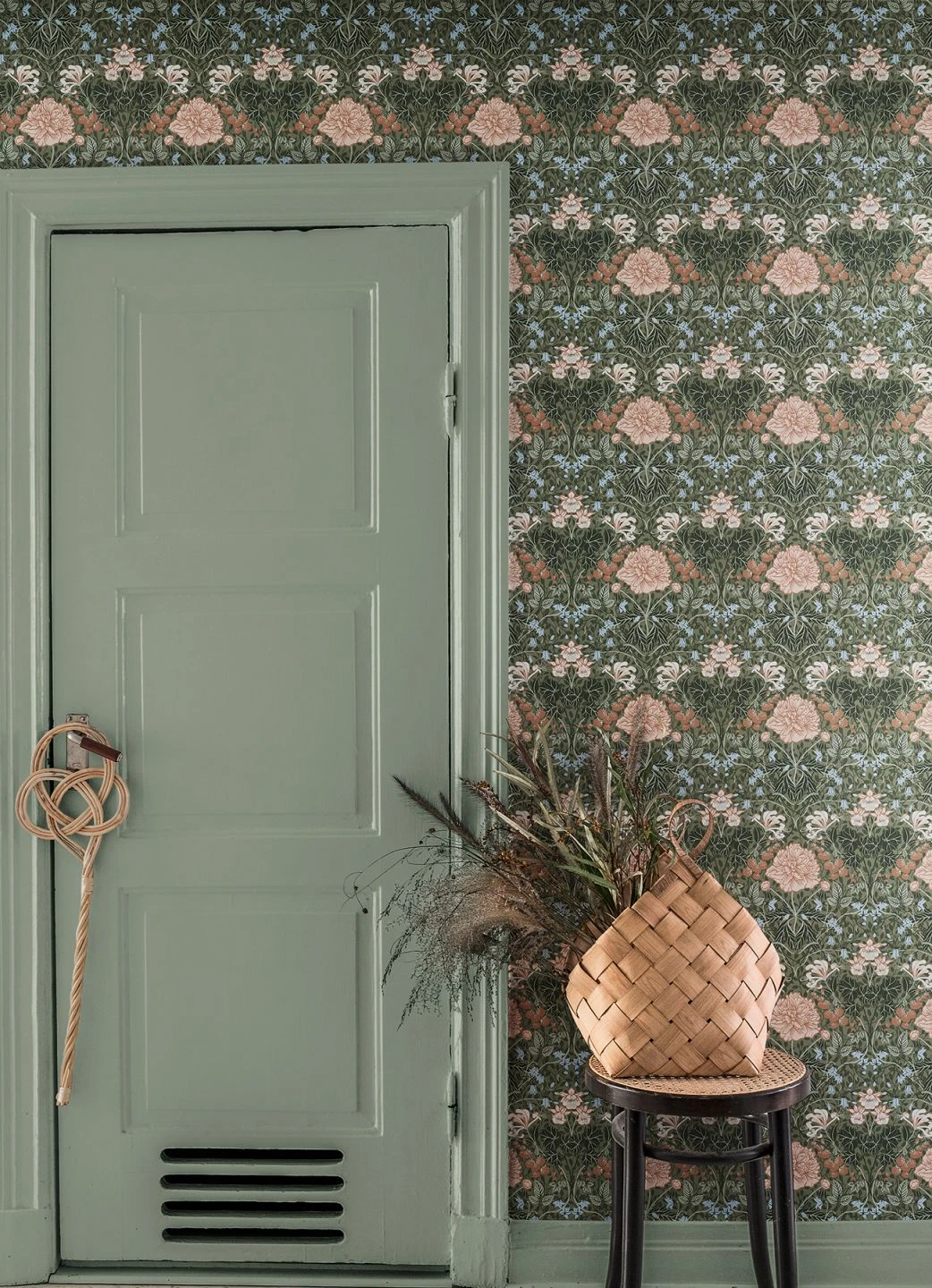 Tapete Lovisa Tannengrün 5 Tapete Lovisa Tannengrün – Bild 5