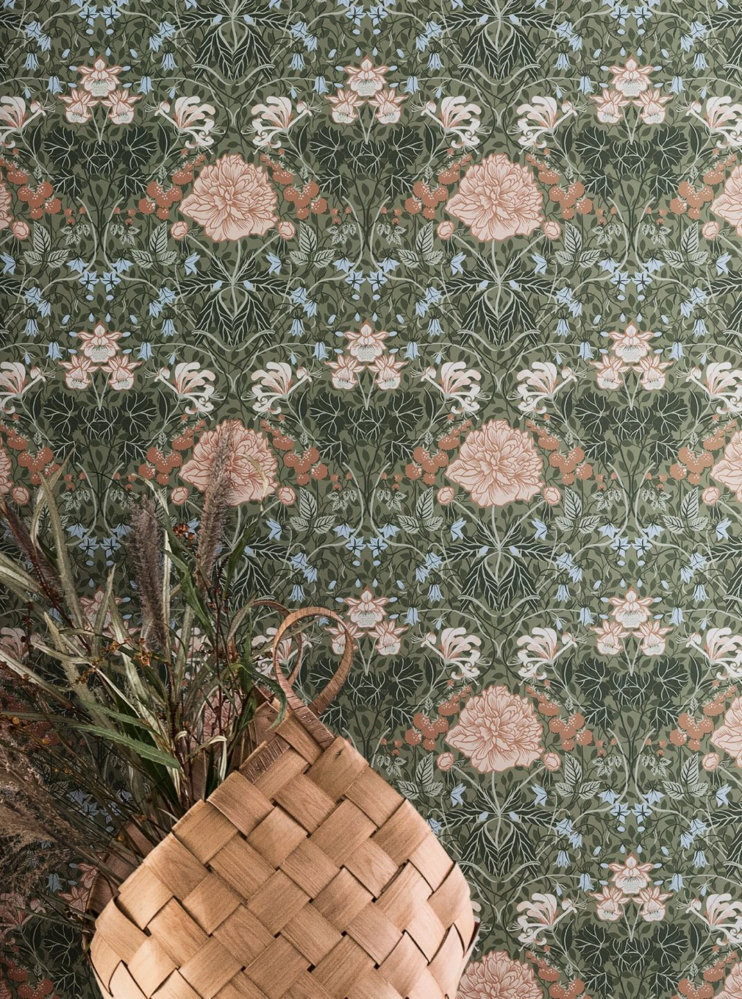 Tapete Lovisa Tannengrün 4 Tapete Lovisa Tannengrün – Bild 4