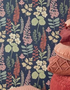 Tapete Luzie Dunkelblau