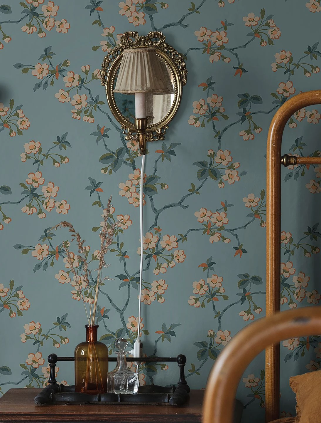 Tapete Maja Pastellgrünblau 1 Tapete Maja Pastellgrünblau