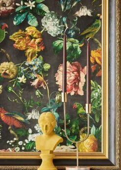 Tapete Margarete Schwarzgrau