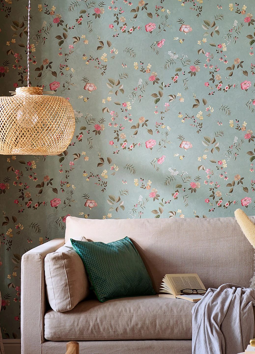 Tapete Marley Türkisgrau 3 Tapete Marley Türkisgrau – Bild 3