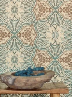 Tapete Marrakesh Türkisblau -ferm LIVING Verkäufe Marrakesh B 821462 2880x1440