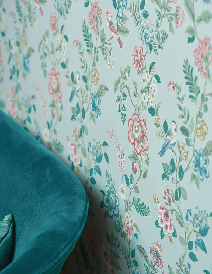 Tapete Miri Hellpastelltürkis 3 Tapete Miri Hellpastelltürkis – Bild 3