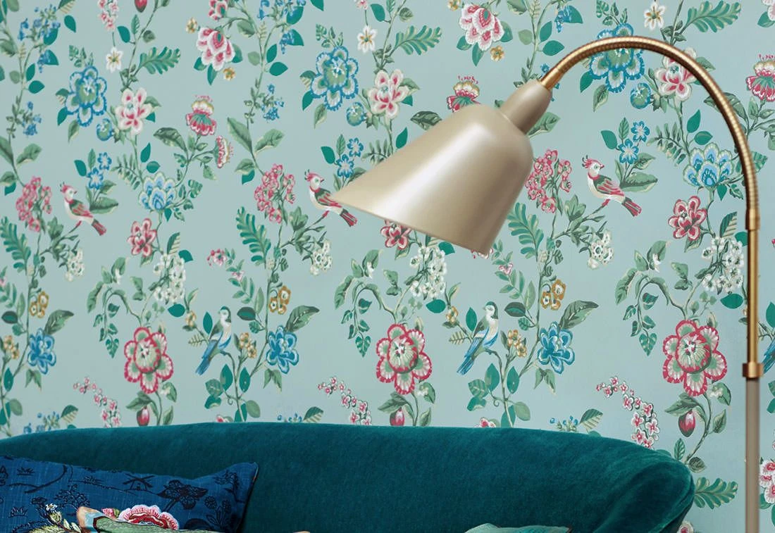 Tapete Miri Hellpastelltürkis 1 Tapete Miri Hellpastelltürkis