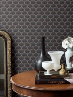 Tapete Moxie Schwarzgrau -ferm LIVING Verkäufe Moxie A 452243 2880x1440