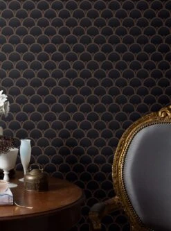 Tapete Moxie Schwarzgrau -ferm LIVING Verkäufe Moxie B 452243 2880x1440