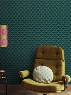 Tapete Moxie Blaugrün -ferm LIVING Verkäufe Moxie C 452242 2880x1440