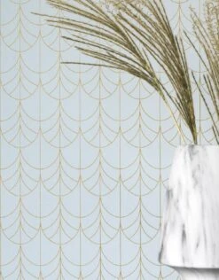 Tapete Ninon Zartblau