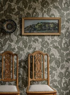 Tapete Oak Tree Tails Blassolivgrün -ferm LIVING Verkäufe Oak Tree Tails C 975141 2880x1440