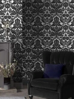 Tapete Okina Silber Glanz -ferm LIVING Verkäufe Okina 431111 2880x1440