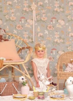 Tapete Old Garden Hellblaugrau -ferm LIVING Verkäufe Old Garden D 389414 2880x1440