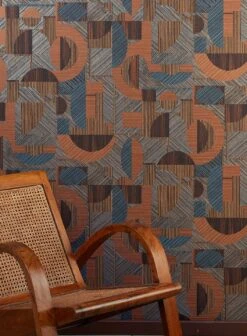 Tapete Paseo Perlblau