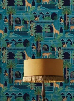 Tapete Plantasia Blautöne 7 Tapete Plantasia Blautöne -ferm LIVING Verkäufe Plantasia A 431813 2880x1440