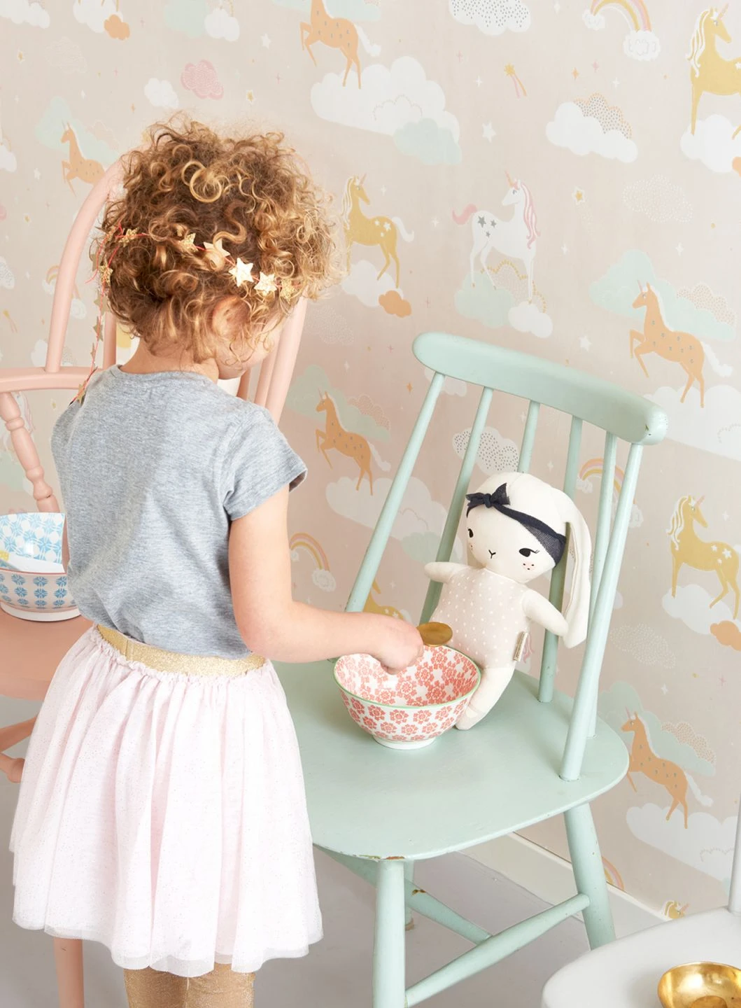 Tapete Rainbow Treasures Zartrosa 3 Tapete Rainbow Treasures Zartrosa – Bild 3