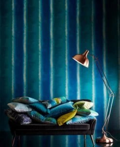 Tapete Riconas Ozeanblau -ferm LIVING Verkäufe Riconas B 462153 2880x1440