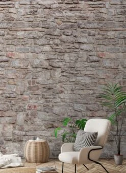 Wandbild Rustic Stones Hellgrau -ferm LIVING Verkäufe Rustic Stones B 390721 2880x1440