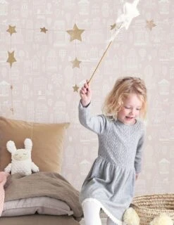 Tapete Small Town Blassrosenholz 6 Tapete Small Town Blassrosenholz -ferm LIVING Verkäufe Small Town B 389172 2880x1440