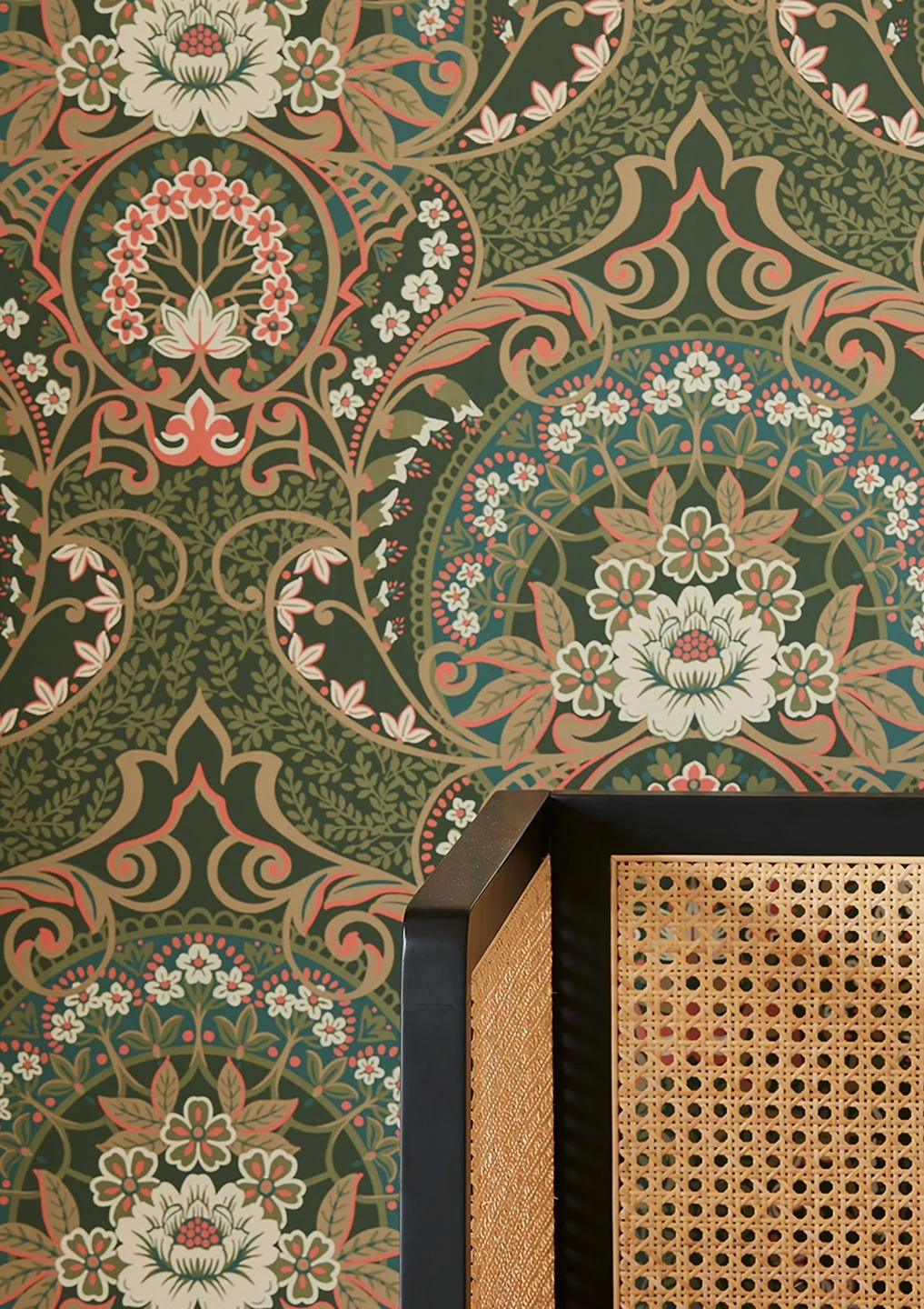 Tapete Sofia Tannengrün 1 Tapete Sofia Tannengrün