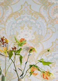 Tapete Sofia Hellblau -ferm LIVING Verkäufe Sofia A 822065 2880x1440