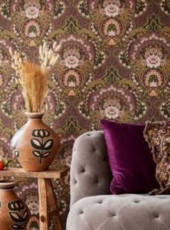 Tapete Sofia Mahagonibraun 8 Tapete Sofia Mahagonibraun -ferm LIVING Verkäufe Sofia B 822064 2880x1440