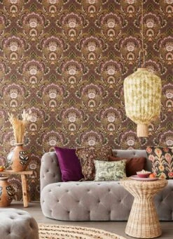 Tapete Sofia Mahagonibraun 9 Tapete Sofia Mahagonibraun -ferm LIVING Verkäufe Sofia C 822064 2880x1440