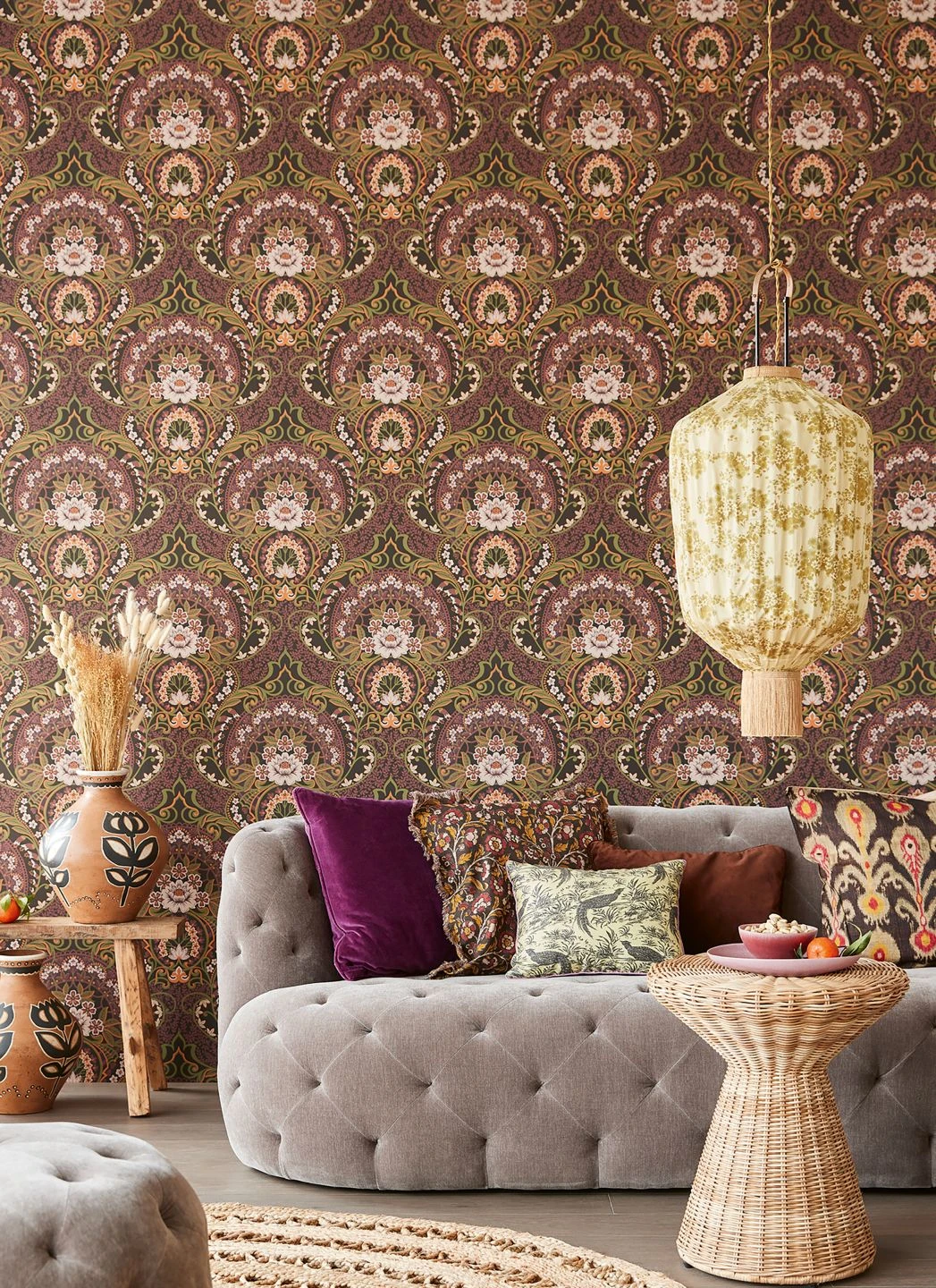 Tapete Sofia Mahagonibraun 5 Tapete Sofia Mahagonibraun – Bild 5