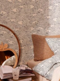 Ferm LIVING Tapete Stream Anthrazit -ferm LIVING Verkäufe Stream C 420291 2880x1440