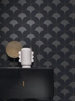 Tapete Sumba Anthrazit Schimmer -ferm LIVING Verkäufe Sumba B 864661 2880x1440